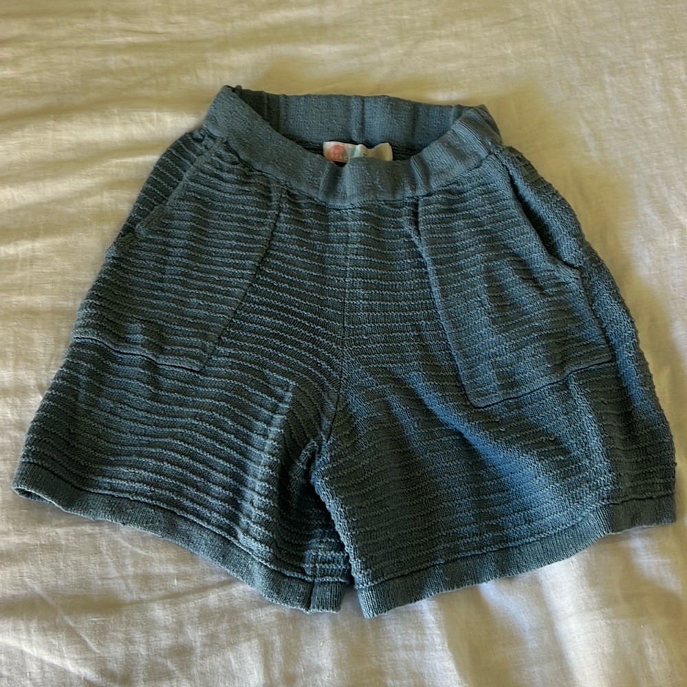 Free people beach blue short